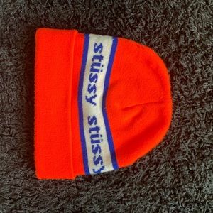 Stussy Stripe Logo Beanie